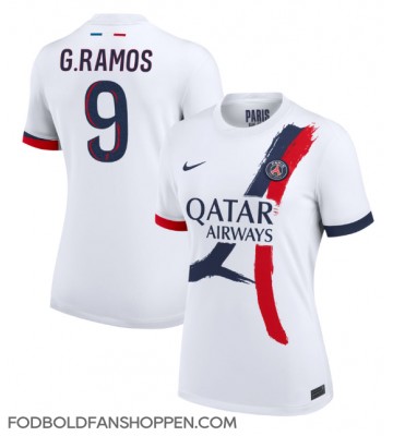 Paris Saint-Germain Goncalo Ramos #9 Udebanetrøje Dame 2024-25 Kortærmet